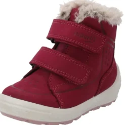Kinder Superfit Lauflernschuhe<1-106317-5000 Stiefelette Leder, Lauflernschuhe, Kinder, rot