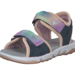 Kinder Superfit Sandaletten<PEBBLES 09540, Sandaletten, Kinder, blau/orange