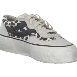 Damen Superga Klassische- & Business Schuhe<2750 AGG S4121SW, Schnürschuhe, Damen, white avorio lt. beige