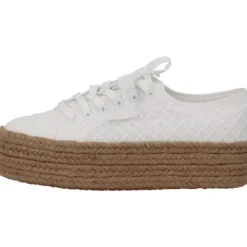 Damen Superga Klassische- & Business Schuhe<2790 Cotropew S3126PW, Schnürschuhe, Damen, Weiß