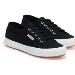 Damen Superga Sneakers<2750 Cotu Classic S000010, Sneakers Low, Damen, Schwarz/Weiß