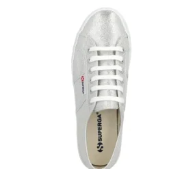 Damen Superga Klassische- & Business Schuhe<2790 Lame S61174W, Schnürschuhe, Damen, grey silver
