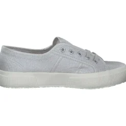 Damen Superga Klassische- & Business Schuhe<2750 Lame S8124ZW, Schnürschuhe, Damen, grey silver-favorio