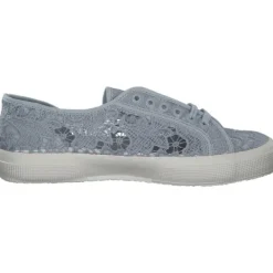 Damen Superga Sneakers<2750 Macrame S81219W, Sneakers Low, Damen, grey lilla avorio