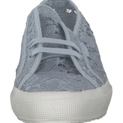 Damen Superga Sneakers<2750 Macrame S81219W, Sneakers Low, Damen, grey lilla avorio