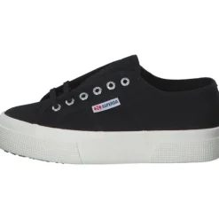 Damen Superga Klassische- & Business Schuhe<2740 Platform S21384W, Schnürschuhe, Damen, Schwarz