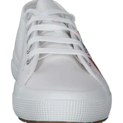 Damen Superga Sneakers<2750 Rainbow Embroidery S81281W, Sneakers Low, Damen, Weiß