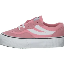 Damen Superga Klassische- & Business Schuhe<3041 Revolly Colorblock S1151MW, Schnürschuhe, Damen, pink white