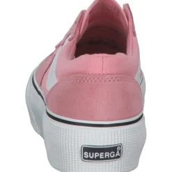 Damen Superga Klassische- & Business Schuhe<3041 Revolly Colorblock S1151MW, Schnürschuhe, Damen, pink white