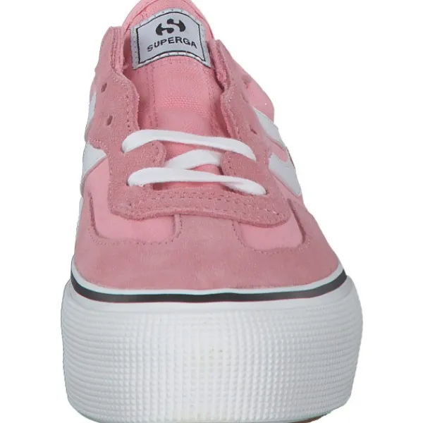 Damen Superga Klassische- & Business Schuhe<3041 Revolly Colorblock S1151MW, Schnürschuhe, Damen, pink white