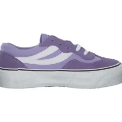 Damen Superga Klassische- & Business Schuhe<3041 Revolly Colorblock S1151MW, Schnürschuhe, Damen, violet lilla white