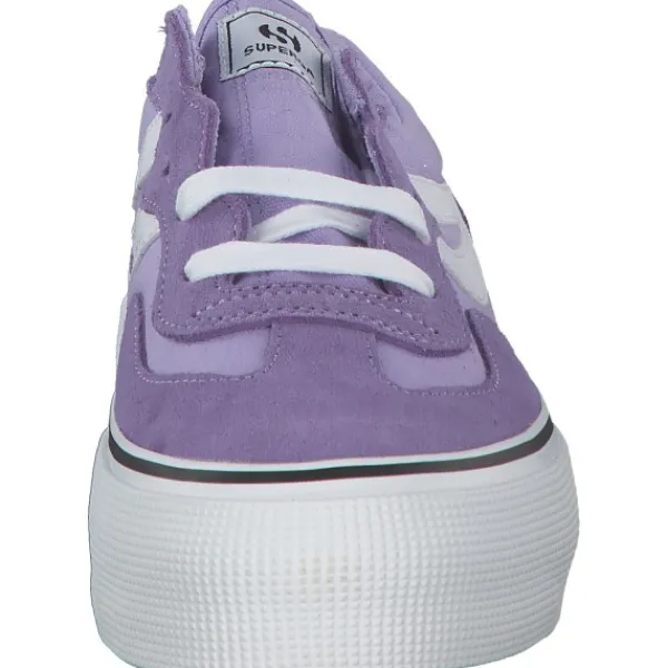 Damen Superga Klassische- & Business Schuhe<3041 Revolly Colorblock S1151MW, Schnürschuhe, Damen, violet lilla white