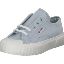 Damen Superga Sneakers<2630 Stripe S00GRT0, Sneakers Low, Damen, grey lilla favorio