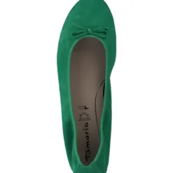 Damen Tamaris Ballerinas<22166, Ballerinas, Damen, Grün