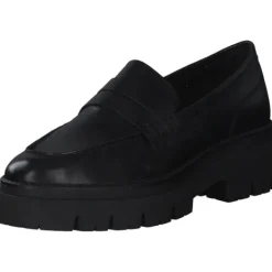 Damen Tamaris Slipper<24720, Klassische Slipper, Damen, BLACK LEATHER