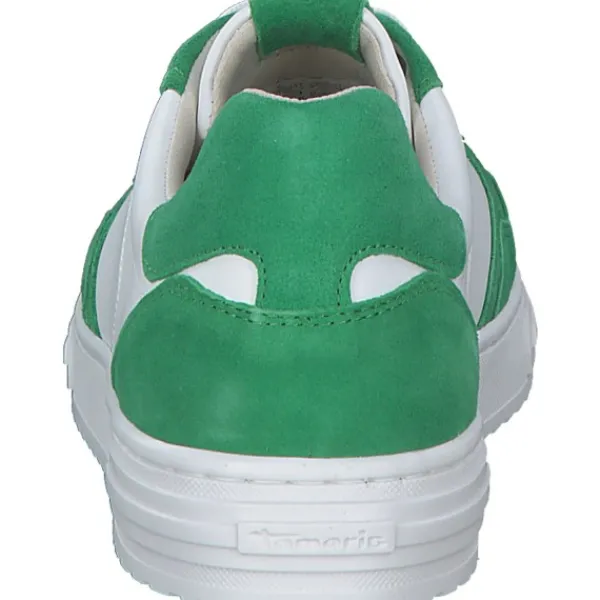 Damen Tamaris Klassische- & Business Schuhe<23617, Schnürschuhe, Damen, green