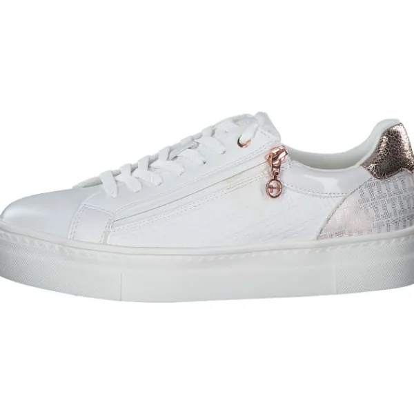 Damen Tamaris Klassische- & Business Schuhe<23313, Schnürschuhe, Damen, Weiß