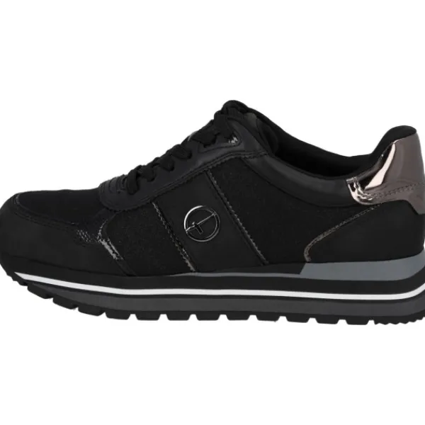 Damen Tamaris Klassische- & Business Schuhe<1-23727-42/098, Schnürschuhe, Damen, BLACK COMB
