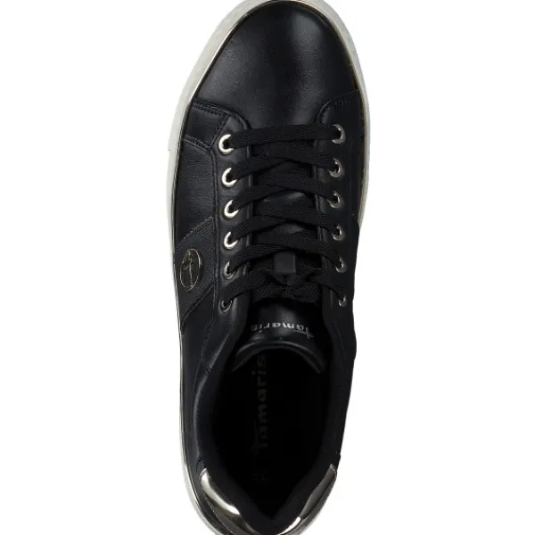 Damen Tamaris Klassische- & Business Schuhe<23724, Schnürschuhe, Damen, black