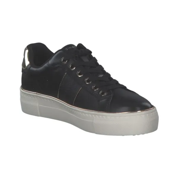 Damen Tamaris Klassische- & Business Schuhe<23724, Schnürschuhe, Damen, black
