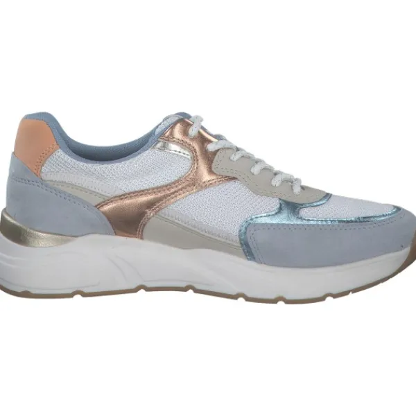 Damen Tamaris Klassische- & Business Schuhe<23745-43, Schnürschuhe, Damen, LIGHT BLUE COMB