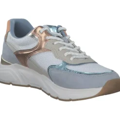 Damen Tamaris Klassische- & Business Schuhe<23745-43, Schnürschuhe, Damen, LIGHT BLUE COMB