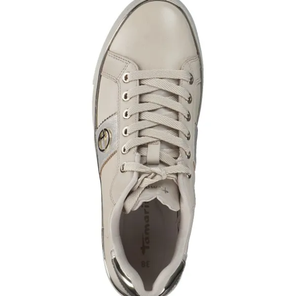 Damen Tamaris Klassische- & Business Schuhe<23724, Schnürschuhe, Damen, IVORY