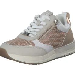 Damen Tamaris Klassische- & Business Schuhe<23732, Schnürschuhe, Damen, IVORY STRUCT