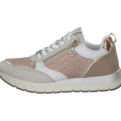 Damen Tamaris Klassische- & Business Schuhe<23732, Schnürschuhe, Damen, IVORY STRUCT