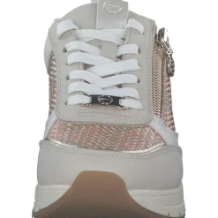 Damen Tamaris Klassische- & Business Schuhe<23732, Schnürschuhe, Damen, IVORY STRUCT