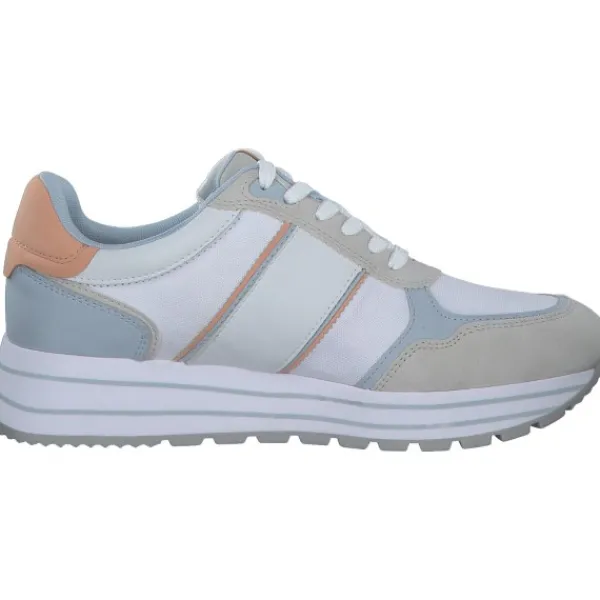 Damen Tamaris Klassische- & Business Schuhe<23727, Schnürschuhe, Damen, LIGHT BLUE COMB