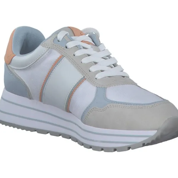 Damen Tamaris Klassische- & Business Schuhe<23727, Schnürschuhe, Damen, LIGHT BLUE COMB