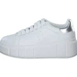 Damen Tamaris Klassische- & Business Schuhe<23743, Schnürschuhe, Damen, WHITE/SILVER