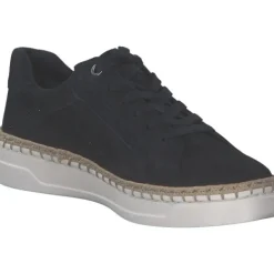 Damen Tamaris Klassische- & Business Schuhe<23742, Schnürschuhe, Damen, NAVY NUBUC