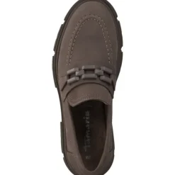 Damen Tamaris Klassische- & Business Schuhe<24705, Schnürschuhe, Damen, Braun