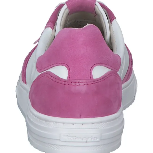 Damen Tamaris Klassische- & Business Schuhe<23617, Schnürschuhe, Damen, Pink