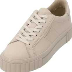 Damen Tamaris Klassische- & Business Schuhe<23738, Schnürschuhe, Damen, Beige