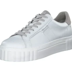 Damen Tamaris Klassische- & Business Schuhe<23738, Schnürschuhe, Damen, Weiß