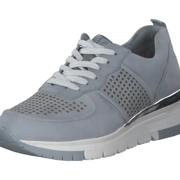 Damen Tamaris Sneakers<23745, Sneakers Low, Damen, Blau (sky pea./puch)