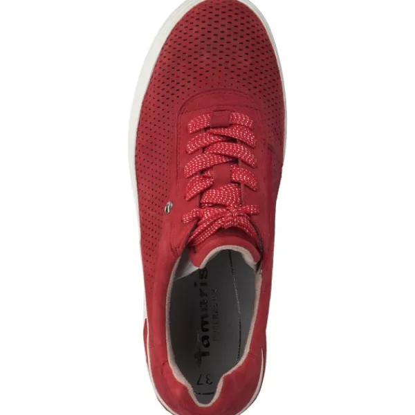 Damen Tamaris Sneakers<23726, Sneakers Low, Damen, Rot