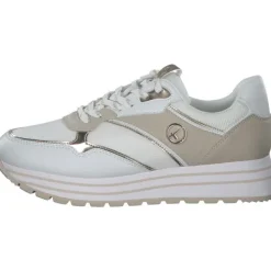 Damen Tamaris Sneakers<23706, Sneakers Low, Damen, WHT/LT. GOLD