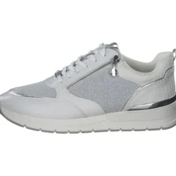 Damen Tamaris Sneakers<23732, Sneakers Low, Damen, WHT/SILVER COM