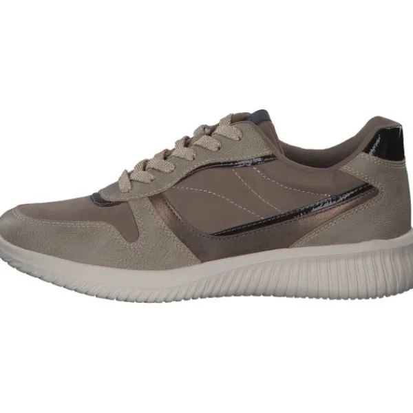 Damen Tamaris Sneakers<23746, Sneakers Low, Damen, Beige (Taupe)
