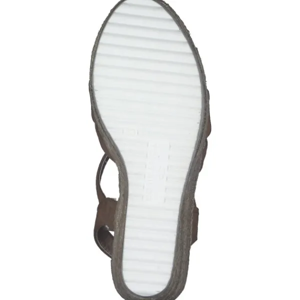 Damen Tom Tailor Sandaletten<3290204, Keilsandaletten, Damen, Braun