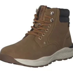 Damen Tom Tailor Stiefel<2173102, Schnürstiefeletten, Damen, Braun