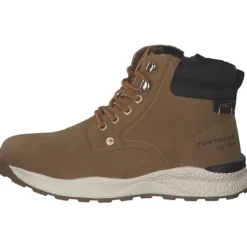 Damen Tom Tailor Stiefel<2173102, Schnürstiefeletten, Damen, Braun