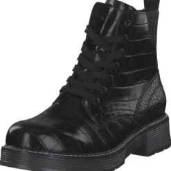 Damen Tom Tailor Stiefel<9093505, Stiefeletten, Damen, Schwarz