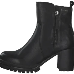 Damen Tom Tailor Stiefel<9091801, Stiefeletten, Damen, Schwarz