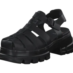 Damen Tommy Hilfiger Sandaletten<EN0EN02542, Keilsandaletten, Damen, Schwarz