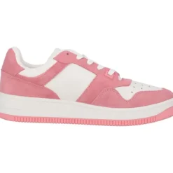 Damen Tommy Hilfiger Klassische- & Business Schuhe<EN0EN02486, Schnürschuhe, Damen, weiß / light pink